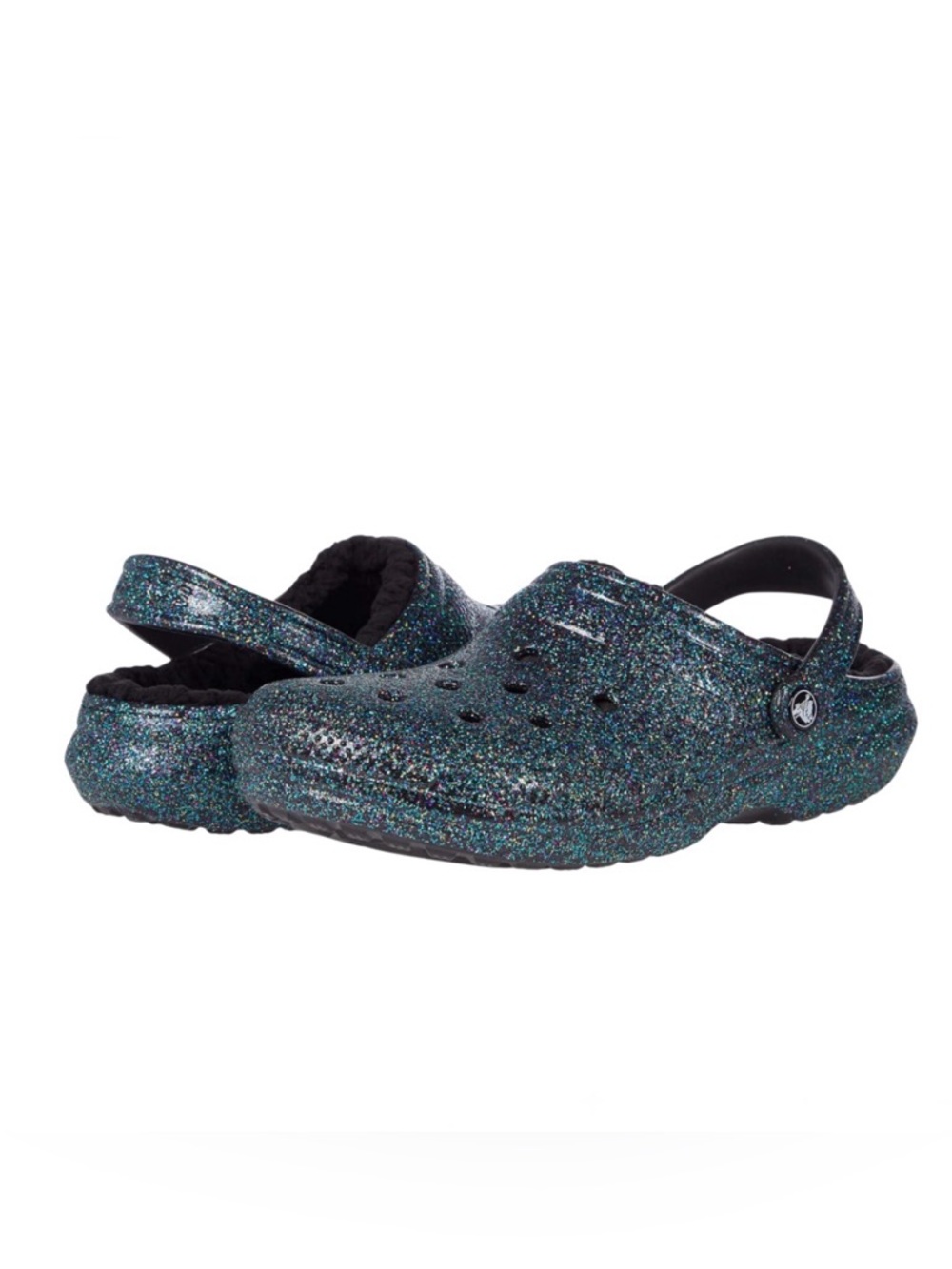 CROCS Galaxy sparkle lined clogs men’s 5 women’s shoes size 7